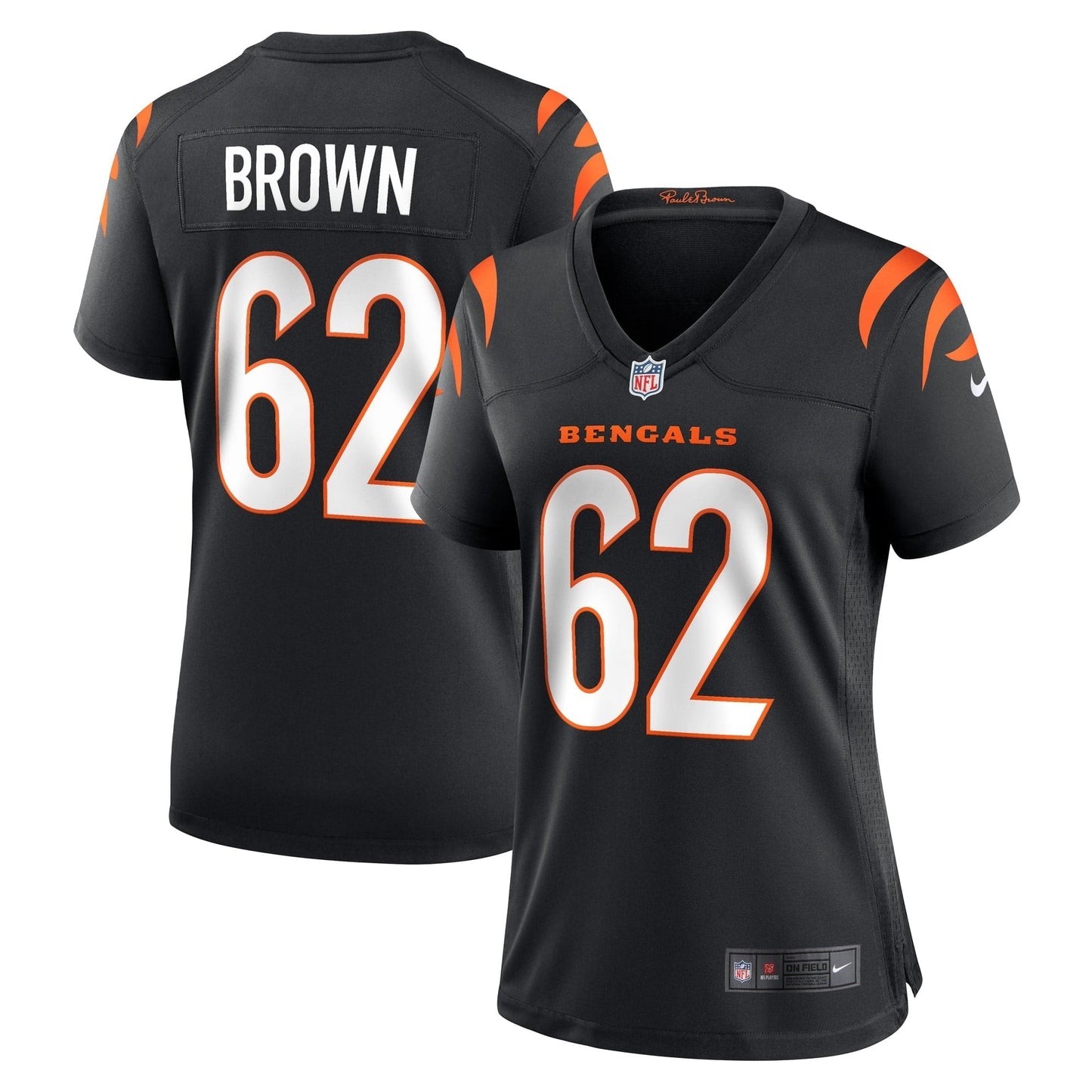 Women's Nike Ben Brown Black Cincinnati Bengals Game Player Jersey