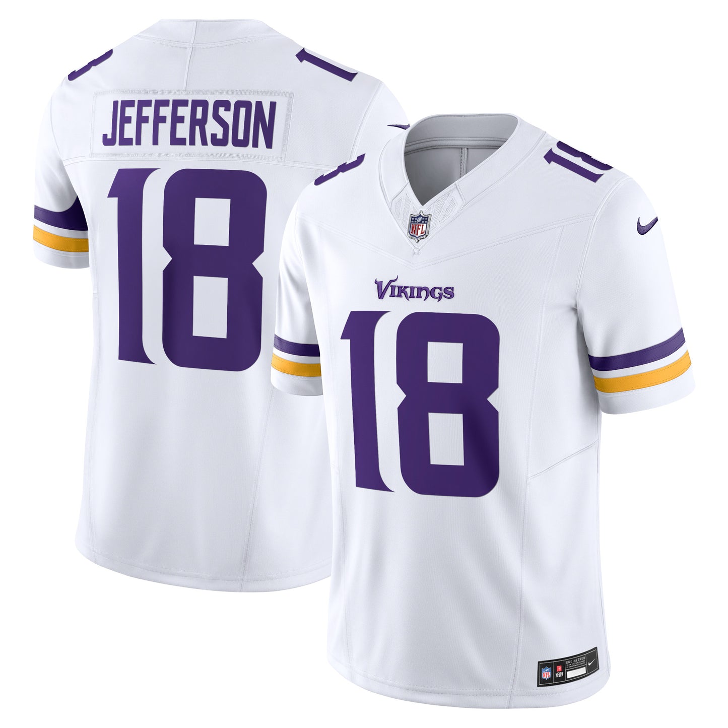 Justin Jefferson Minnesota Vikings Nike Vapor F.U.S.E. Limited Jersey - White