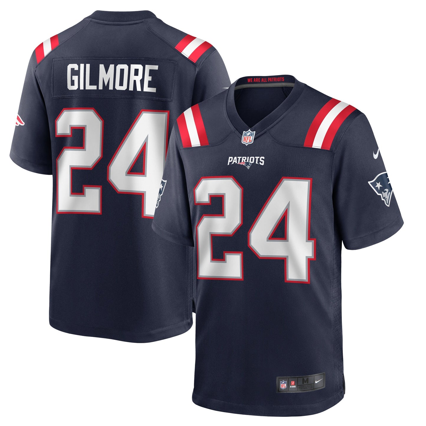 Stephon Gilmore New England Patriots Nike Game Player Jersey - Navy