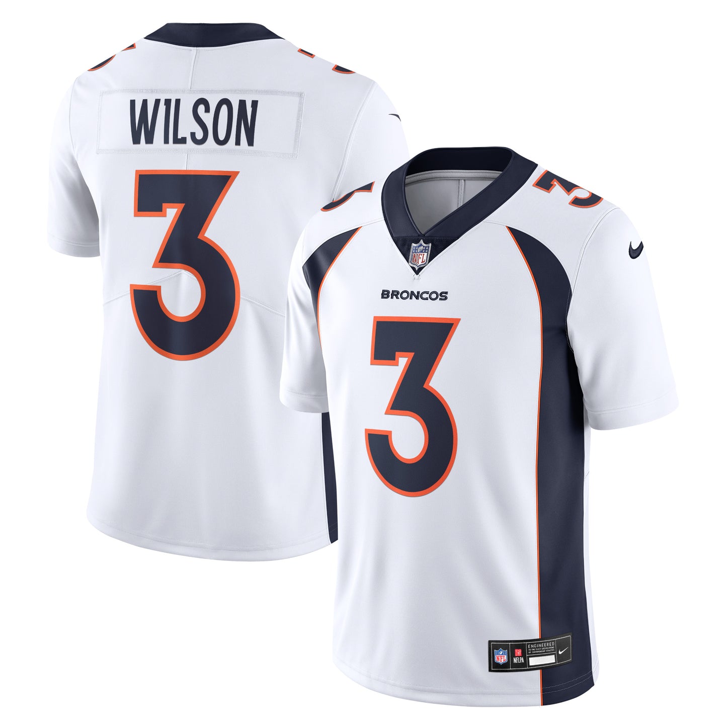 Russell Wilson Denver Broncos Nike Vapor Untouchable Limited Jersey - White