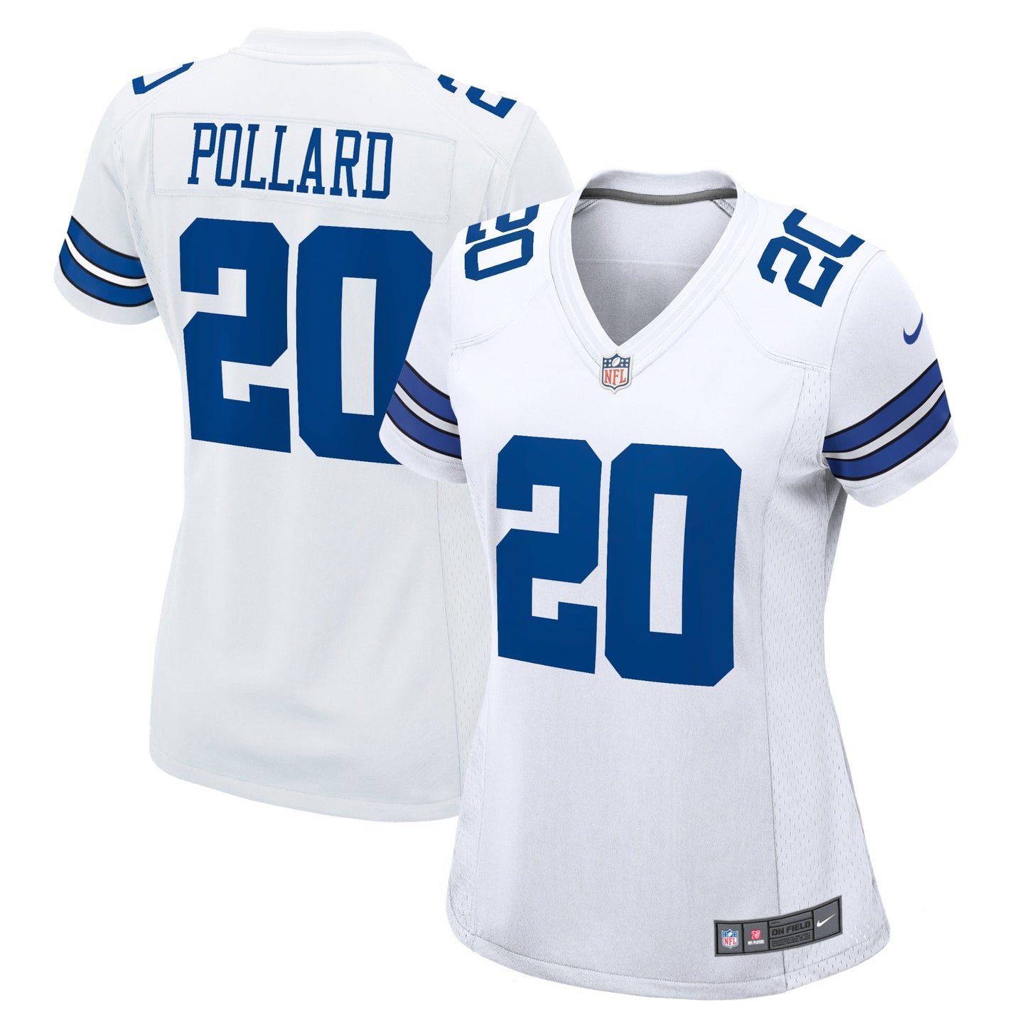 Tony Pollard Dallas Cowboys Nike Women's Game Player Jersey - White