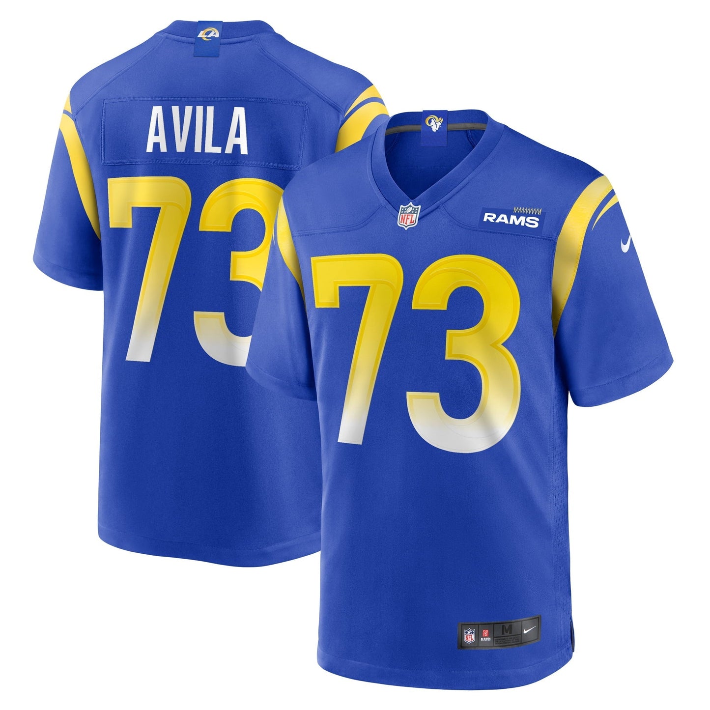 Men's Nike Steve Avila Royal Los Angeles Rams Home Game Jersey