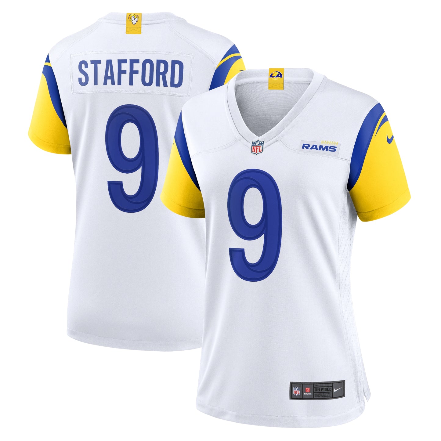 Matthew Stafford Los Angeles Rams Nike Women's Alternate Game Jersey - White