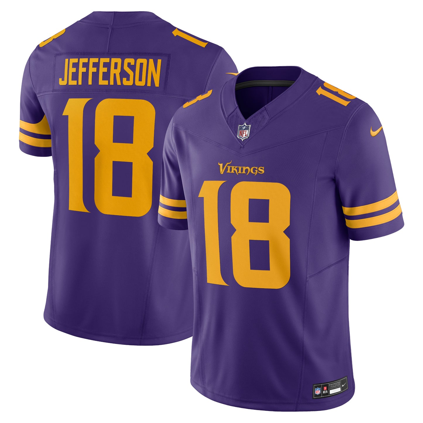 Justin Jefferson Minnesota Vikings Nike Vapor F.U.S.E. Limited Jersey - Purple