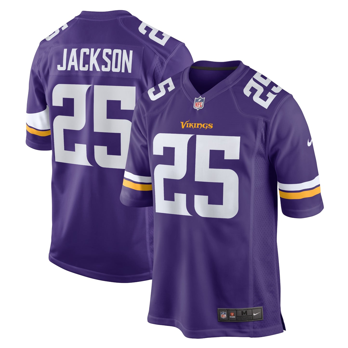 Theo Jackson Minnesota Vikings Nike Home Game Player Jersey - Purple