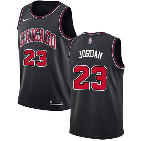 Men's Chicago Bulls Michael Jordan Statement Edition Jersey - Black