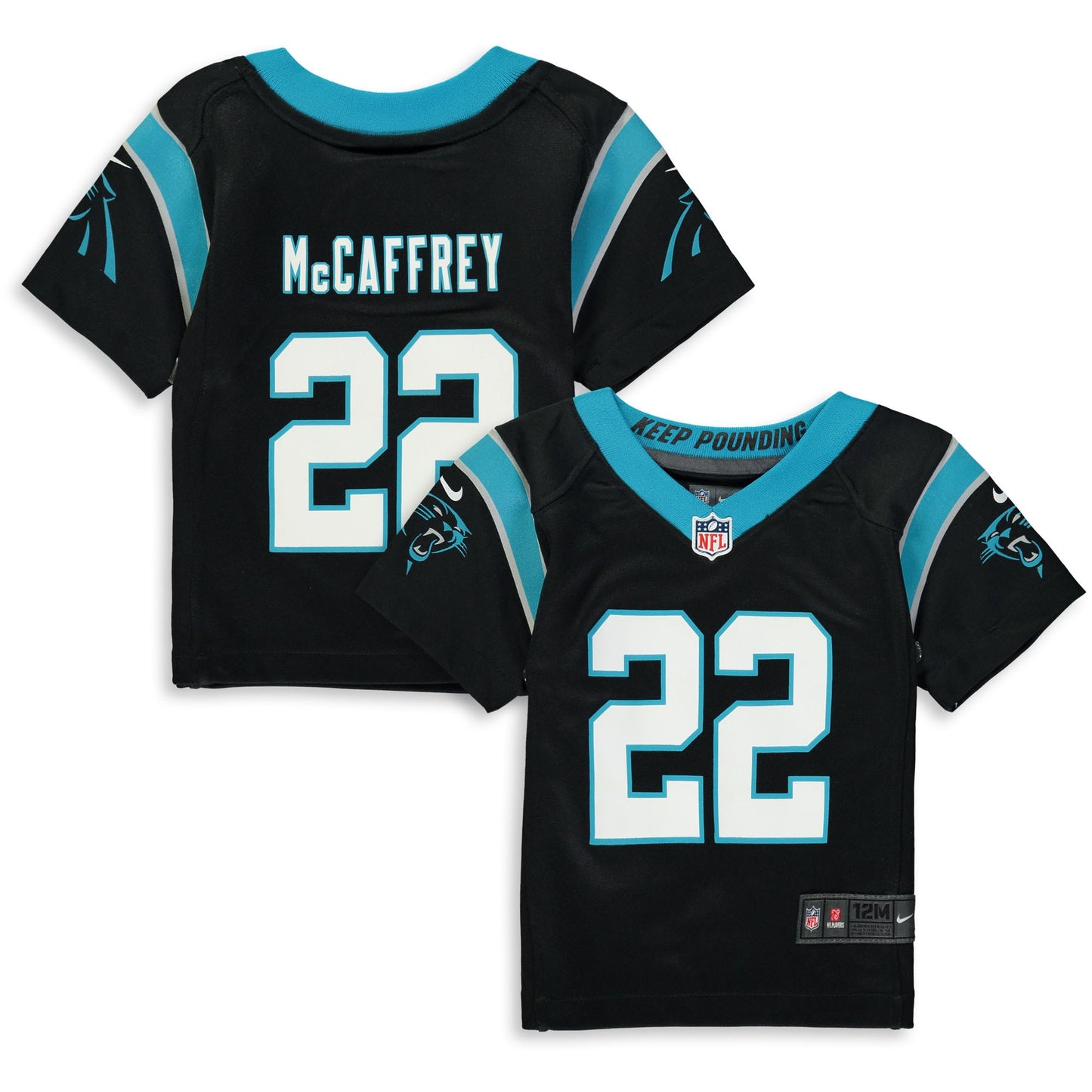 Christian McCaffrey Carolina Panthers Nike Infant Player Game Jersey - Black