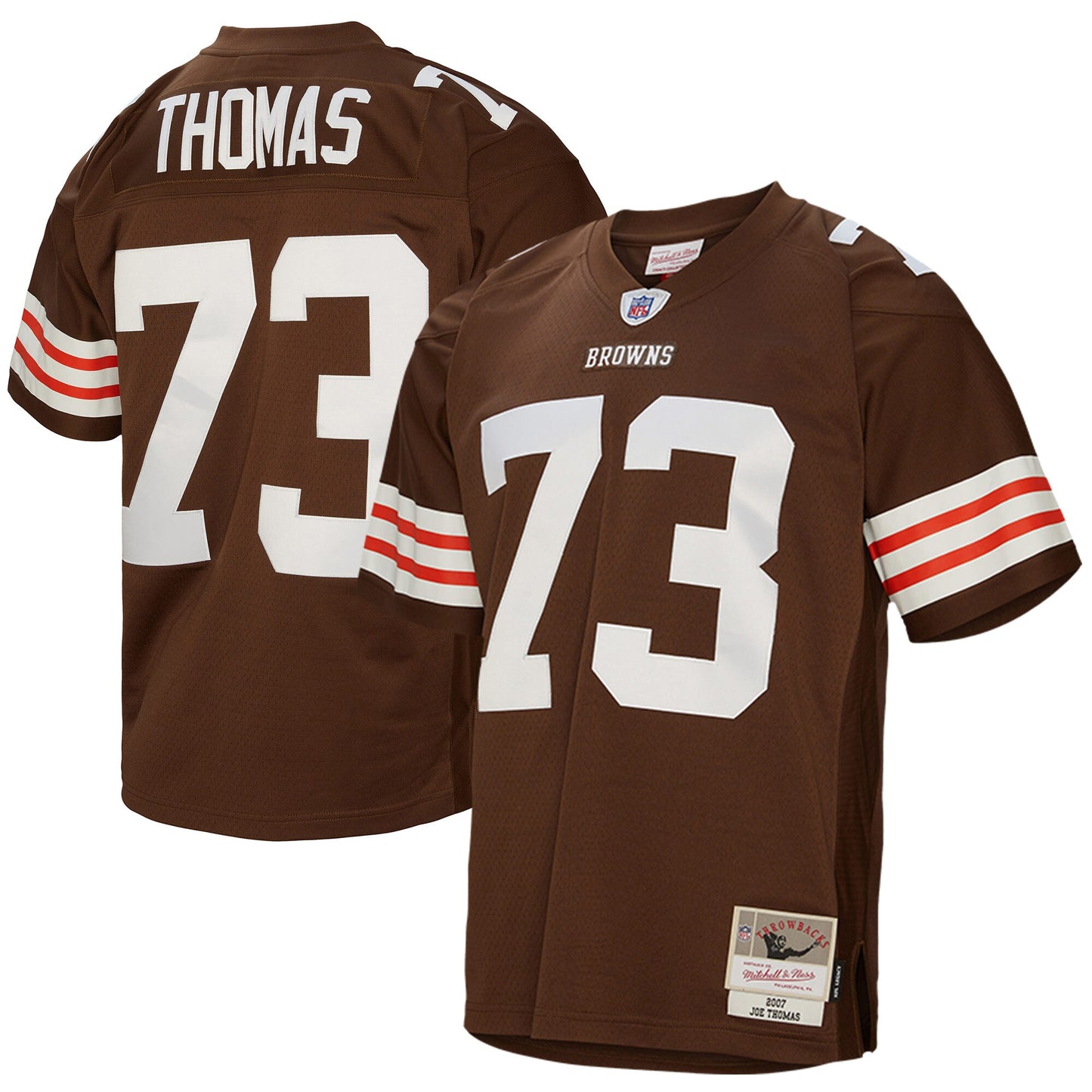Joe Thomas Cleveland Browns Mitchell & Ness Legacy Replica Jersey - Brown