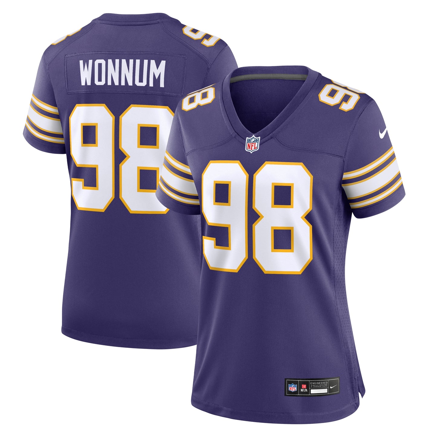 D.J. Wonnum Minnesota Vikings Nike Women's Classic Player Game Jersey - Purple