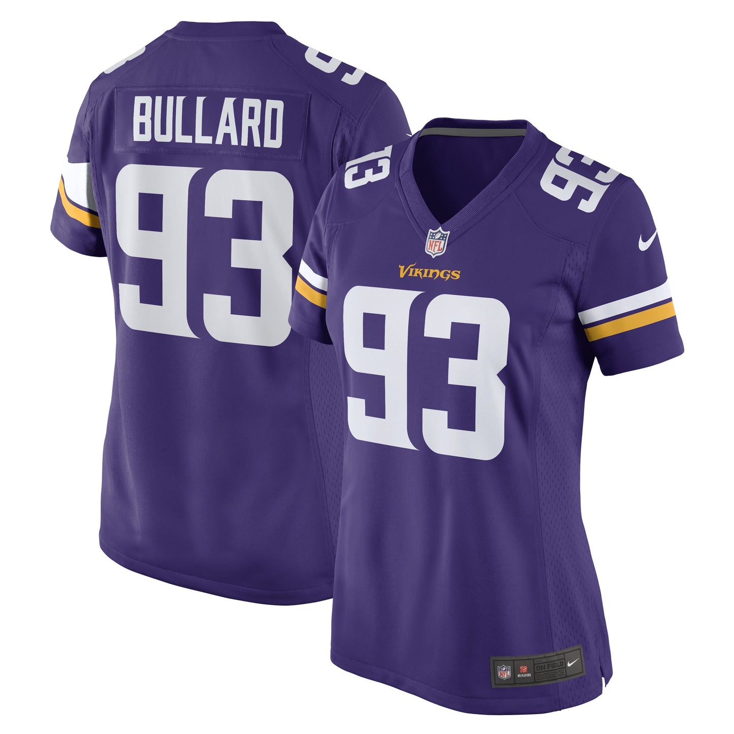 Jonathan Bullard Minnesota Vikings Nike Women's Game Player Jersey - Purple