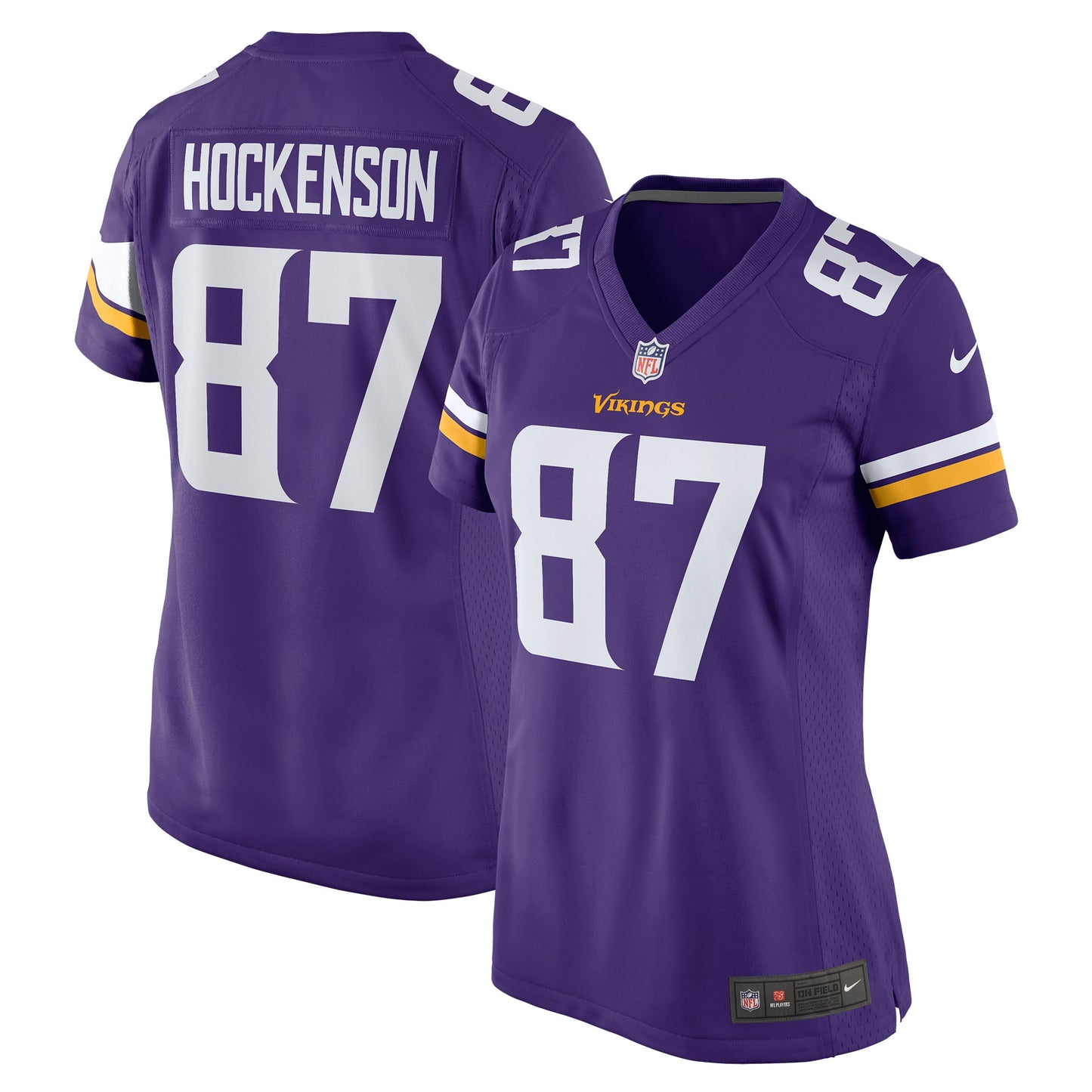 T.J. Hockenson Minnesota Vikings Nike Women's Game Player Jersey - Purple