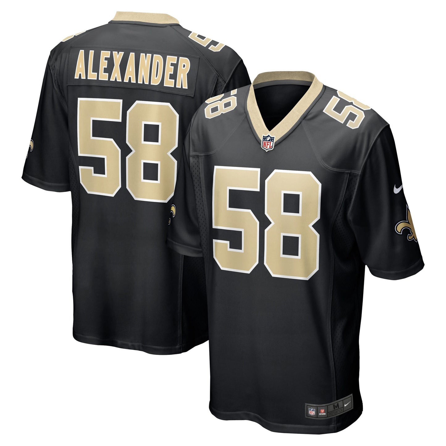 Kwon Alexander New Orleans Saints Nike Game Jersey - Black