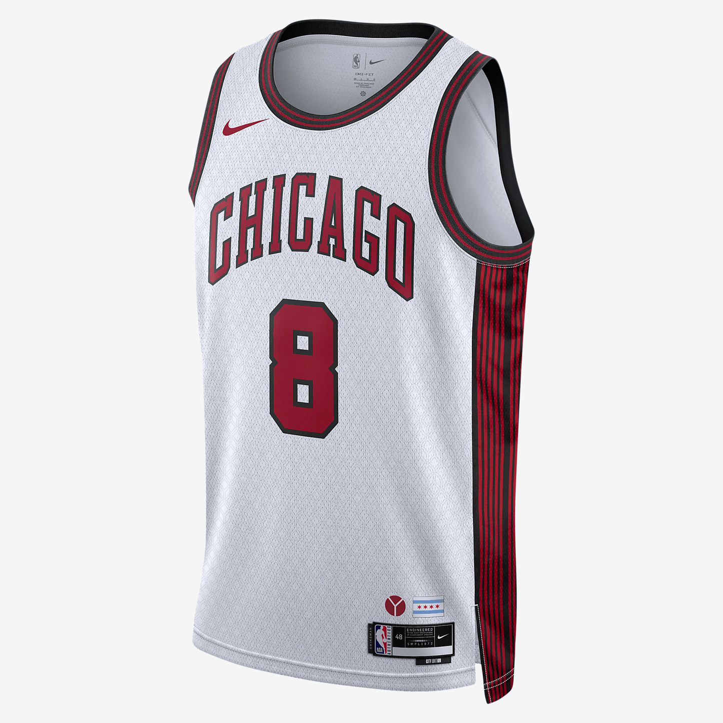 Zach Lavine Chicago Bulls City Edition Nike Dri-FIT NBA Swingman Jersey - White