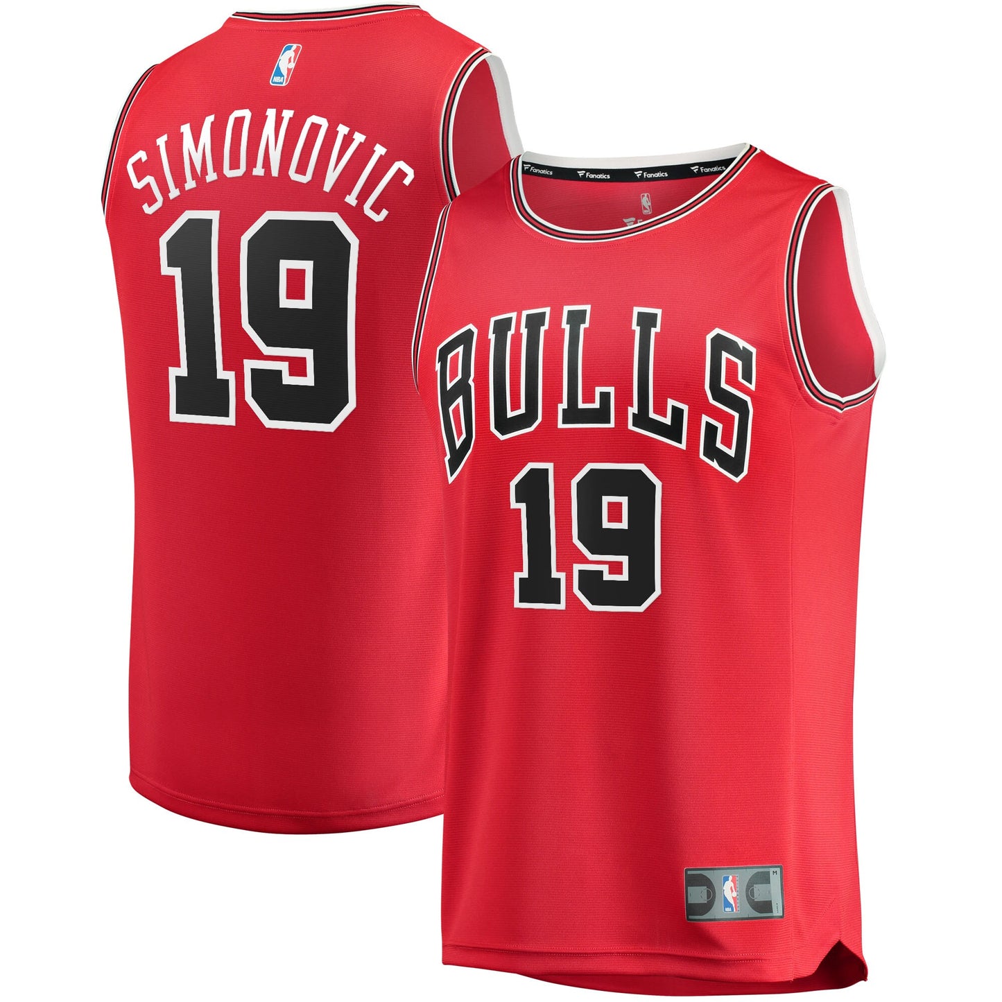 Marko Simonovic Chicago Bulls Fanatics Branded 2021/22 Fast Break Replica Jersey - Icon Edition - Red