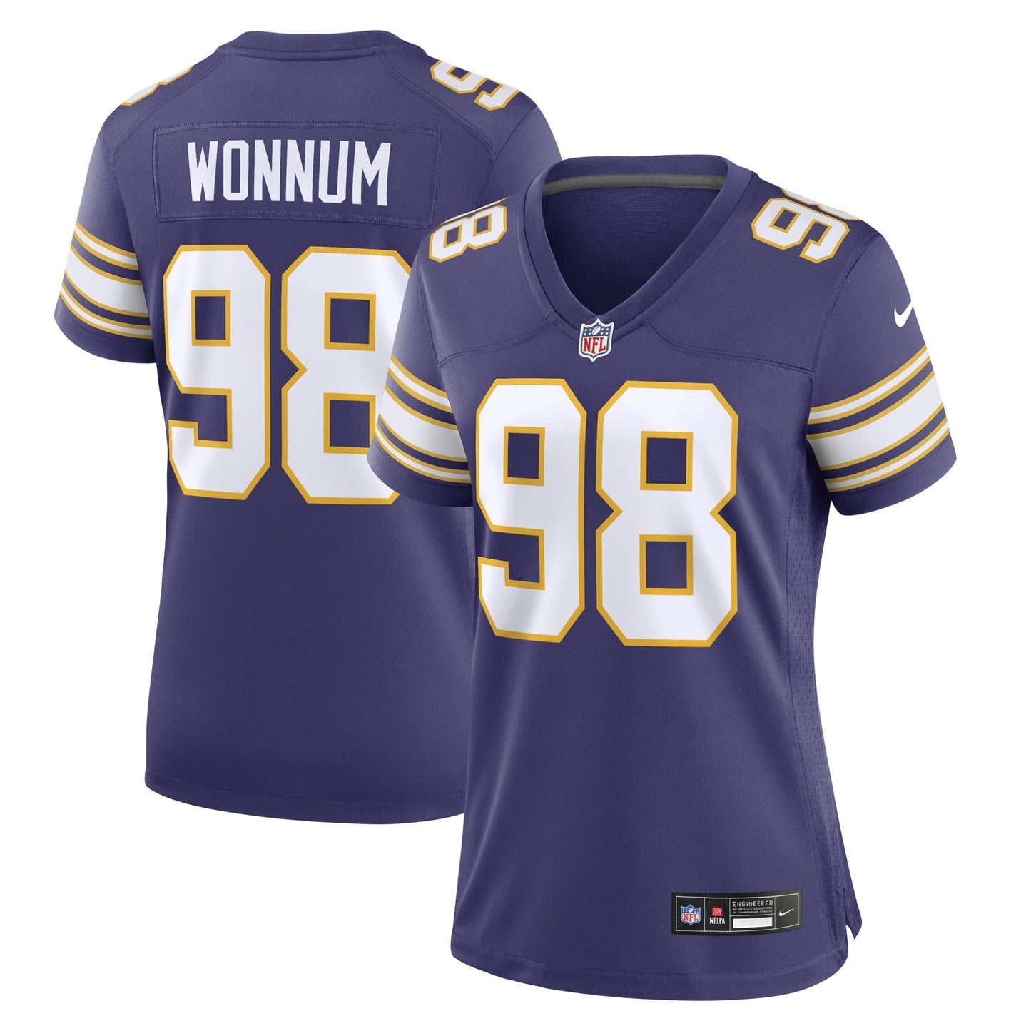 Women's Nike D.J. Wonnum Purple Minnesota Vikings Classic Player Game Jersey