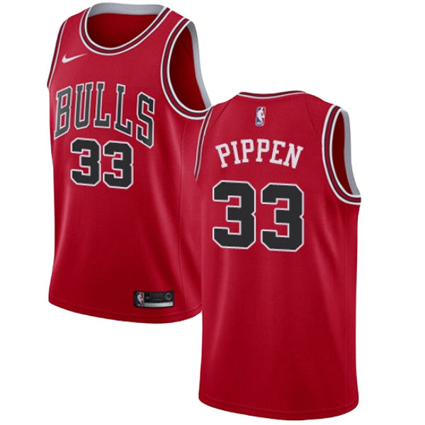 Men's Chicago Bulls Scottie Pippen Icon Edition Jersey - Red