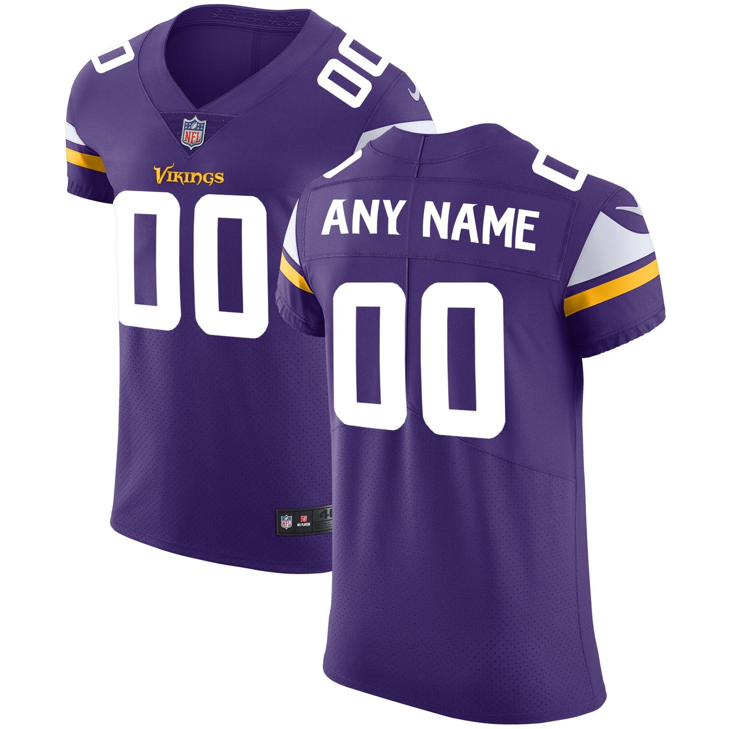 Minnesota Vikings Nike Vapor Untouchable Custom Elite Jersey - Purple