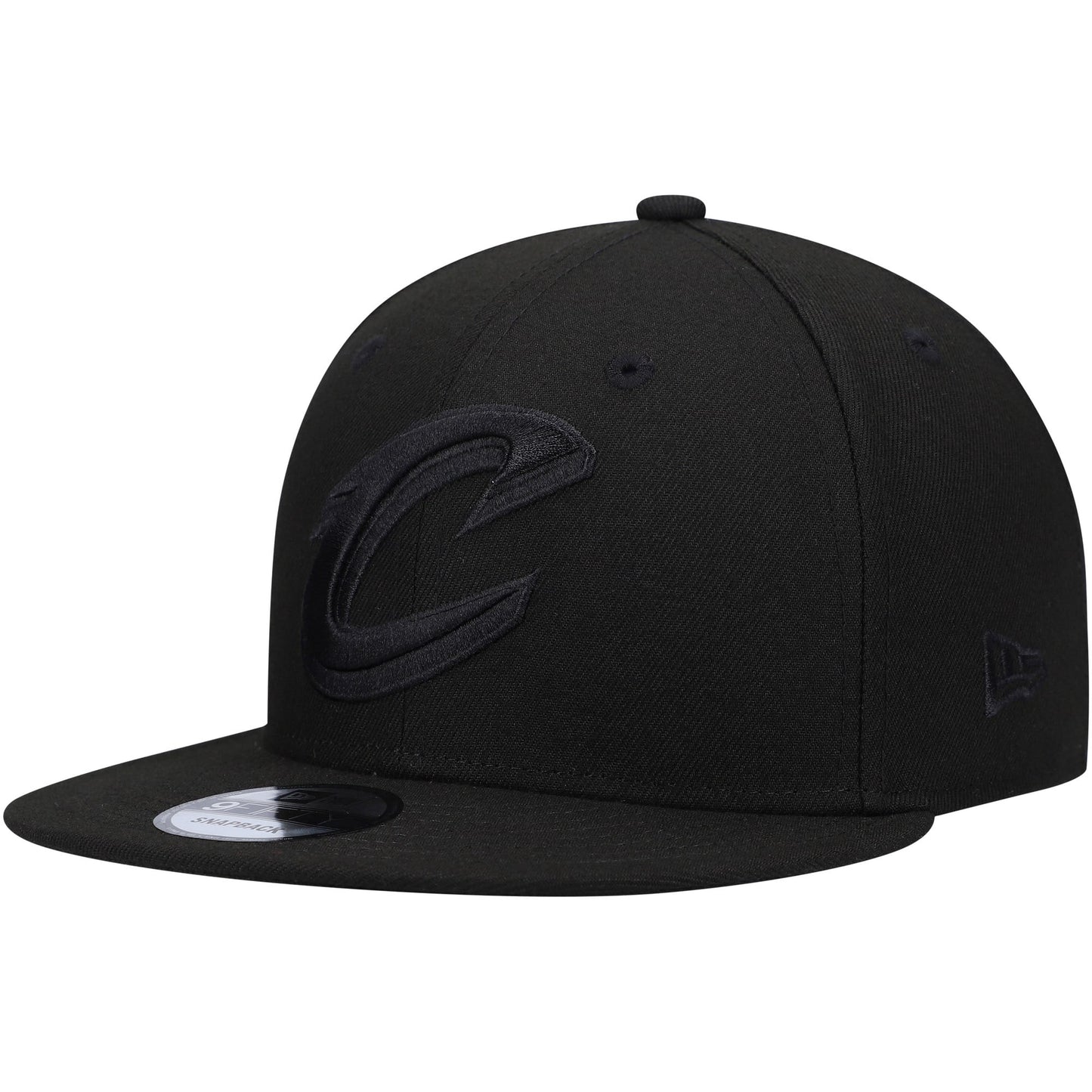 Cleveland Cavaliers New Era Black On Black 9FIFTY Snapback Hat