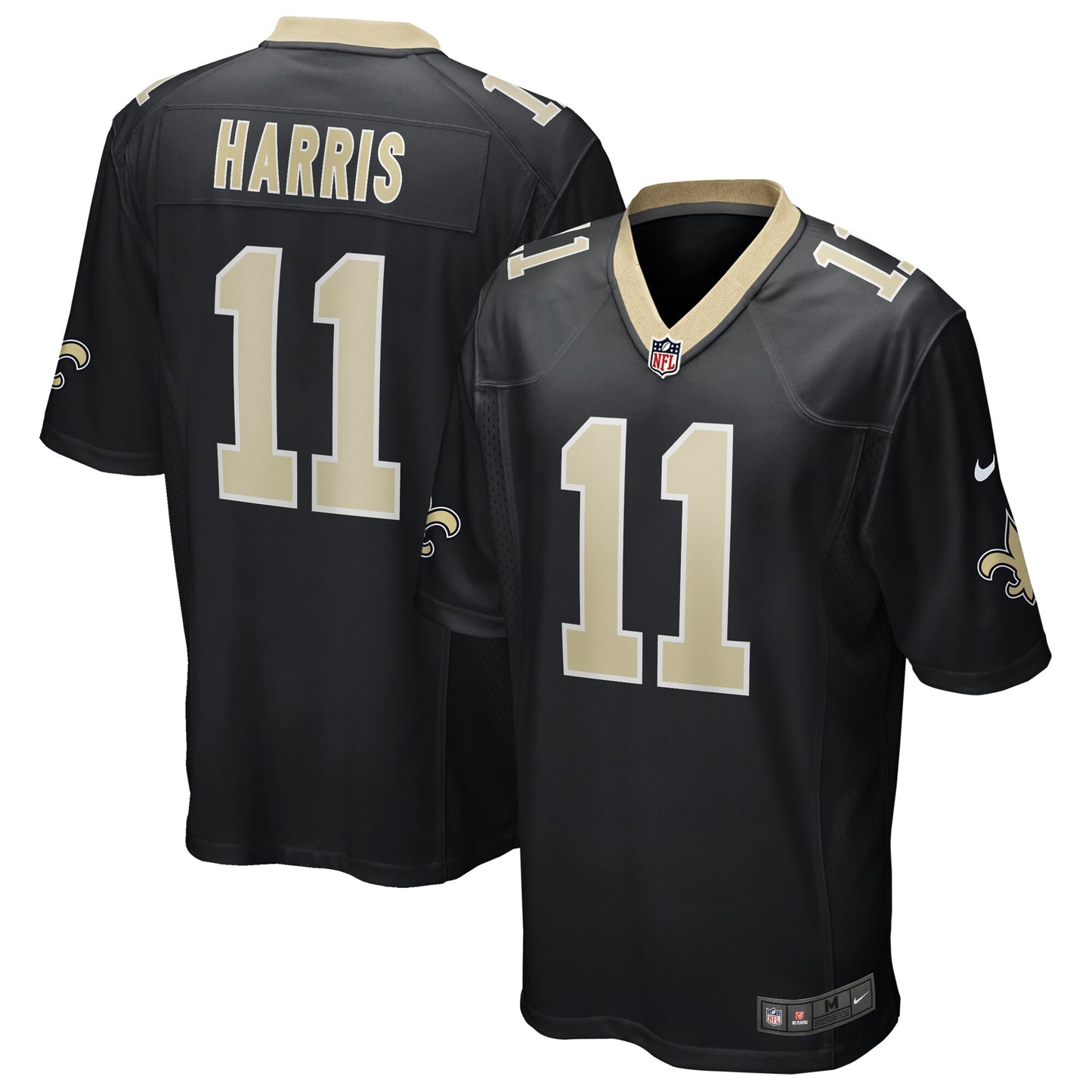 Deonte Harris New Orleans Saints Nike Game Jersey - Black